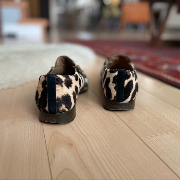 Rare Double Zip Pointed Loafer Leather Shoe sz 7 - Picture 7 of 9